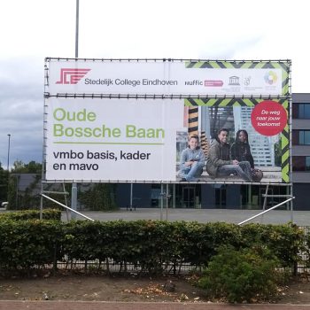 Spandoeken en frames - Stedelijk College Eindhoven