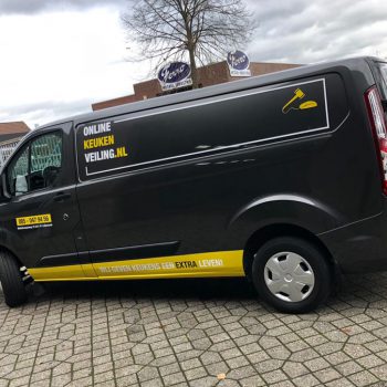 Belettering bestelbussen - OnlineKeukenVeiling.nl