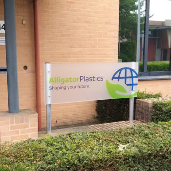 Reclamebord - Alligator Plastics