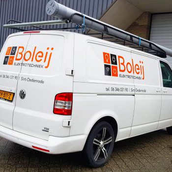 Belettering bestelwagen - Boleij