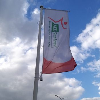 Vlag met vlaggenmast