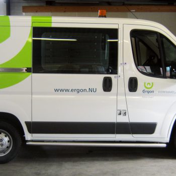 Belettering bestelwagen - Ergon