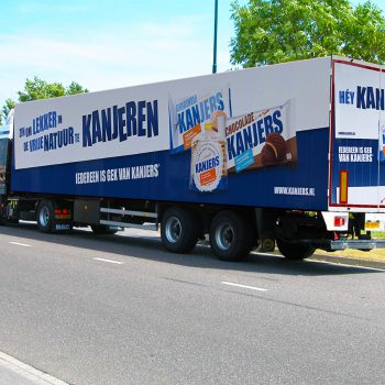 Belettering vrachtwagen - Kanjer