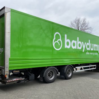 Belettering trailer - Babydump