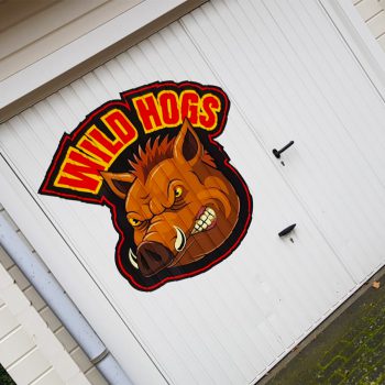 Belettering garage - Wildhogs