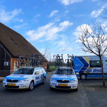 Belettering wagenpark - Alecto Cyclingteam