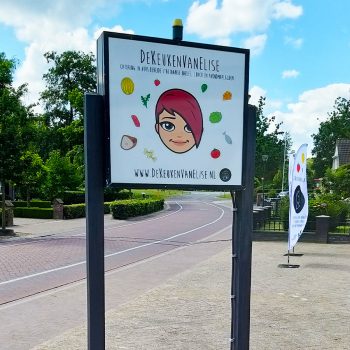 Reclamezuil - De Keuken van Elise