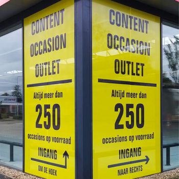 Raamdecoratie - Content Occasion Outlet