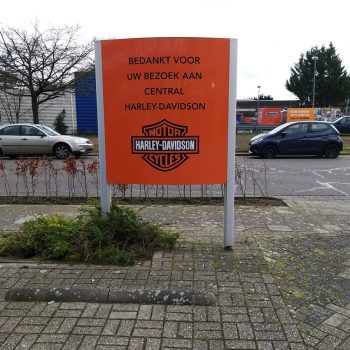 Reclamebord - Harley Davidson