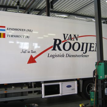 Vrachtwagenbelettering - van Rooijen