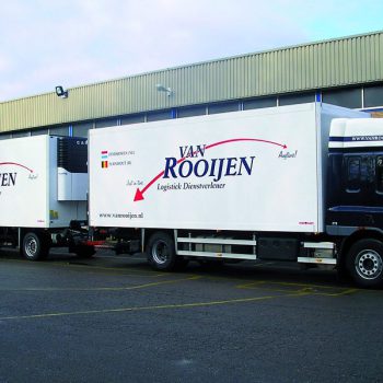 Vrachtwagenbelettering - van Rooijen