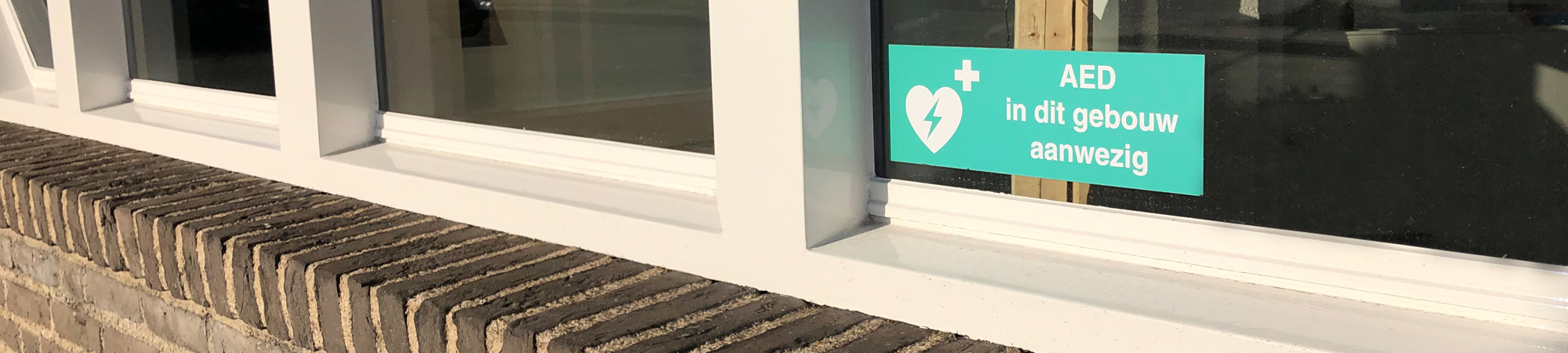 Sticker AED - Verver-Best