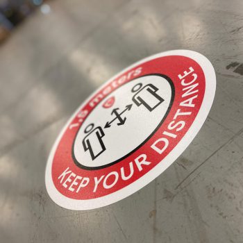 Vloersticker - MSI