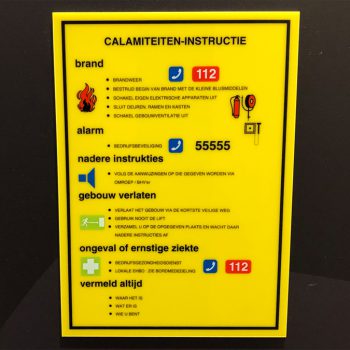 Calamiteiten instructie