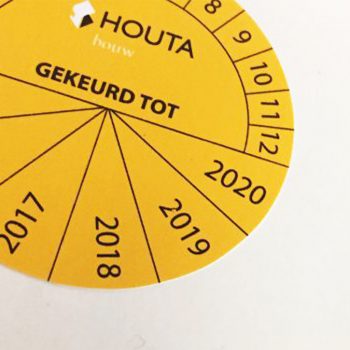 Keuring en inspectie stickers